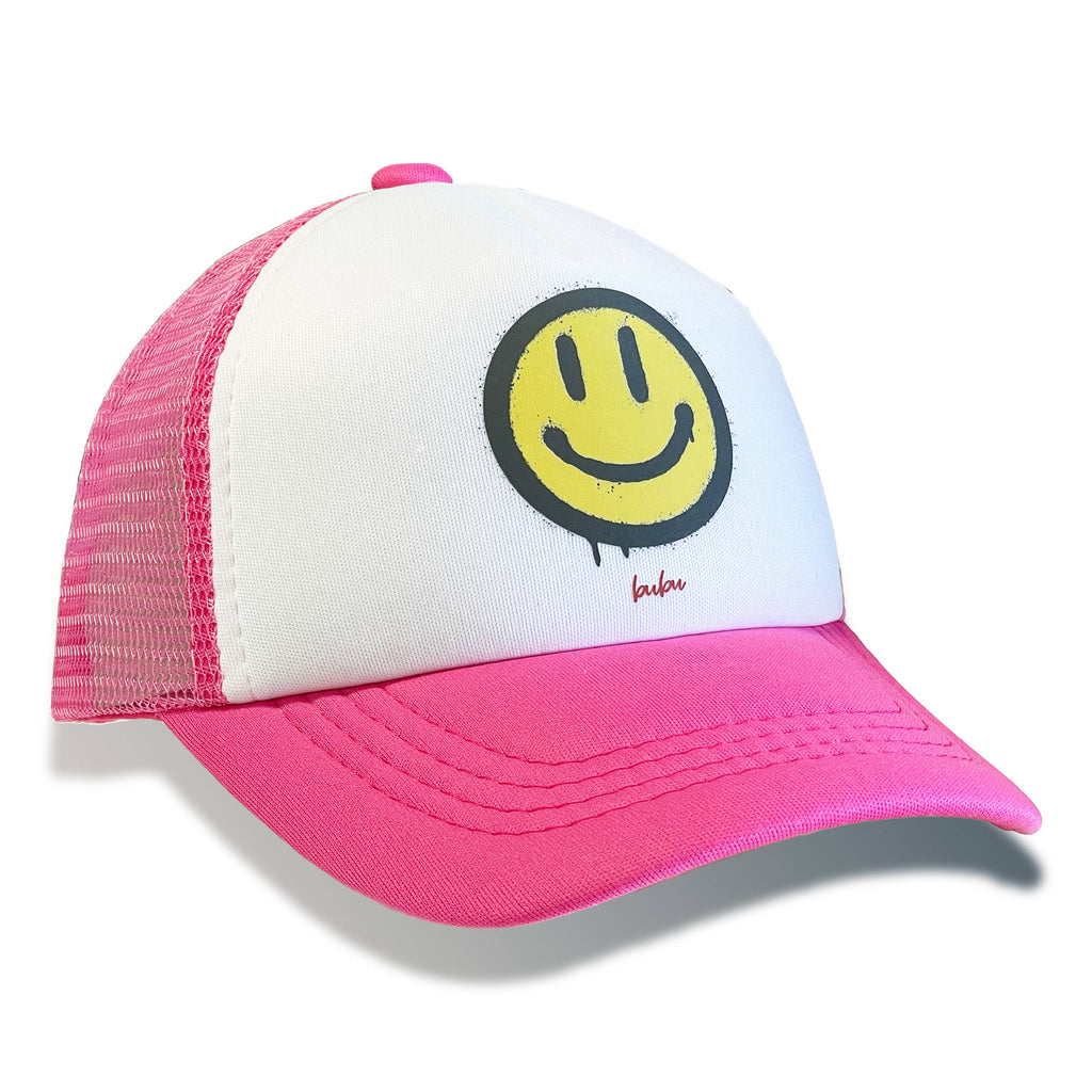 All Smiles Smiley Face Trucker Hat