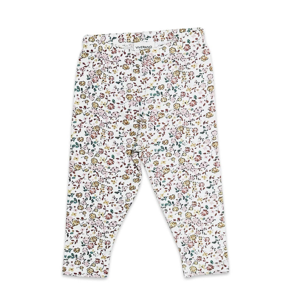 Floral Jersey Stretch Baby Leggings