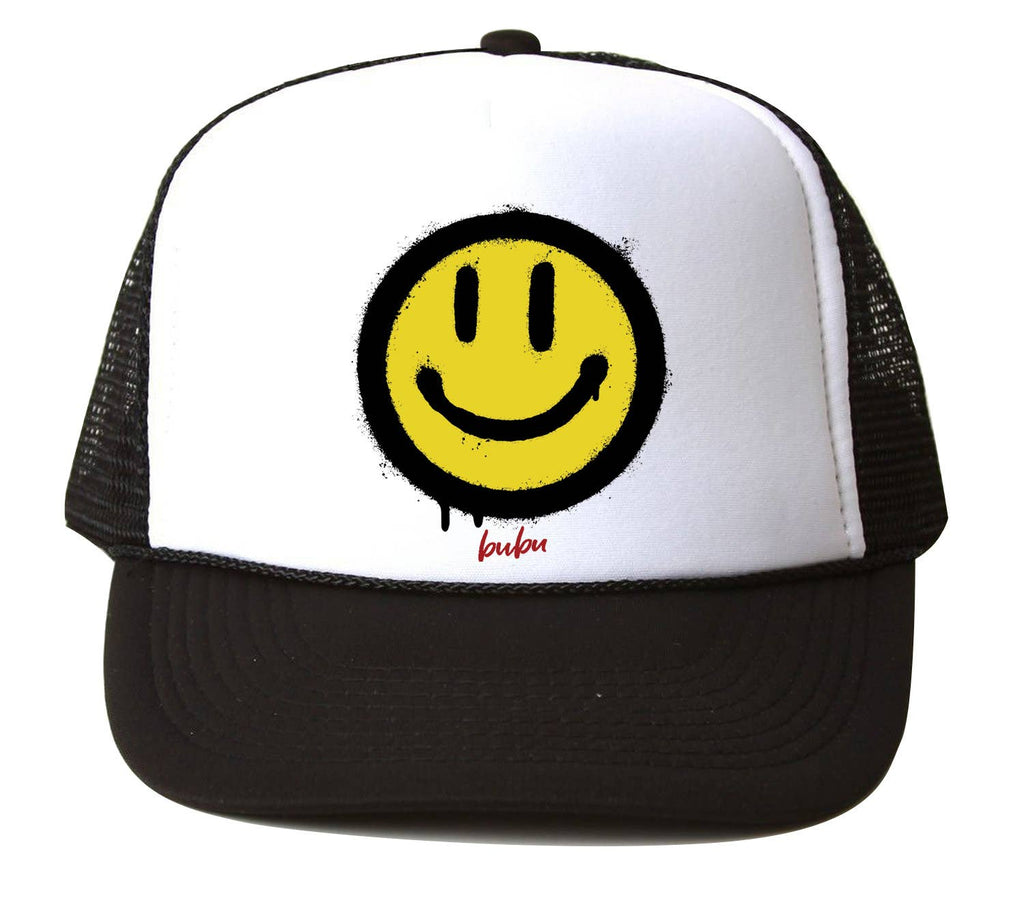 All Smiles Smiley Face Trucker Hat