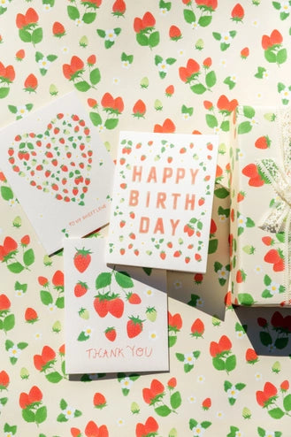 Strawberries Thank You Card