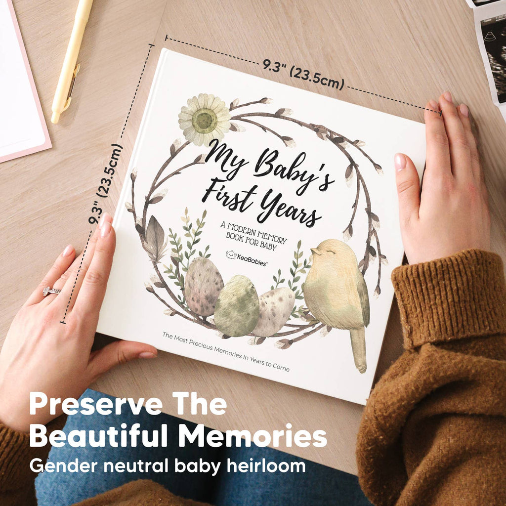 KeaBabies Baby First Years Memory Book: WonderLand