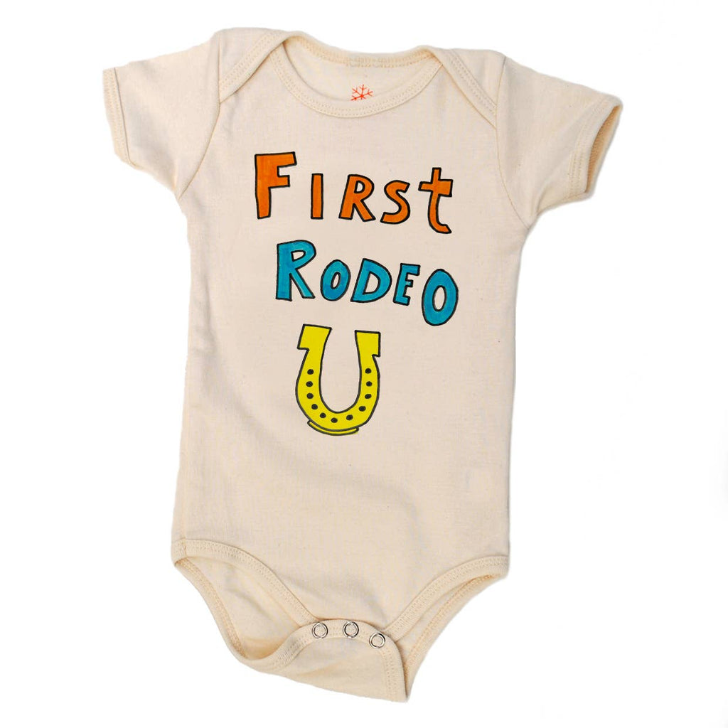 First Rodeo Organic Baby Onesie