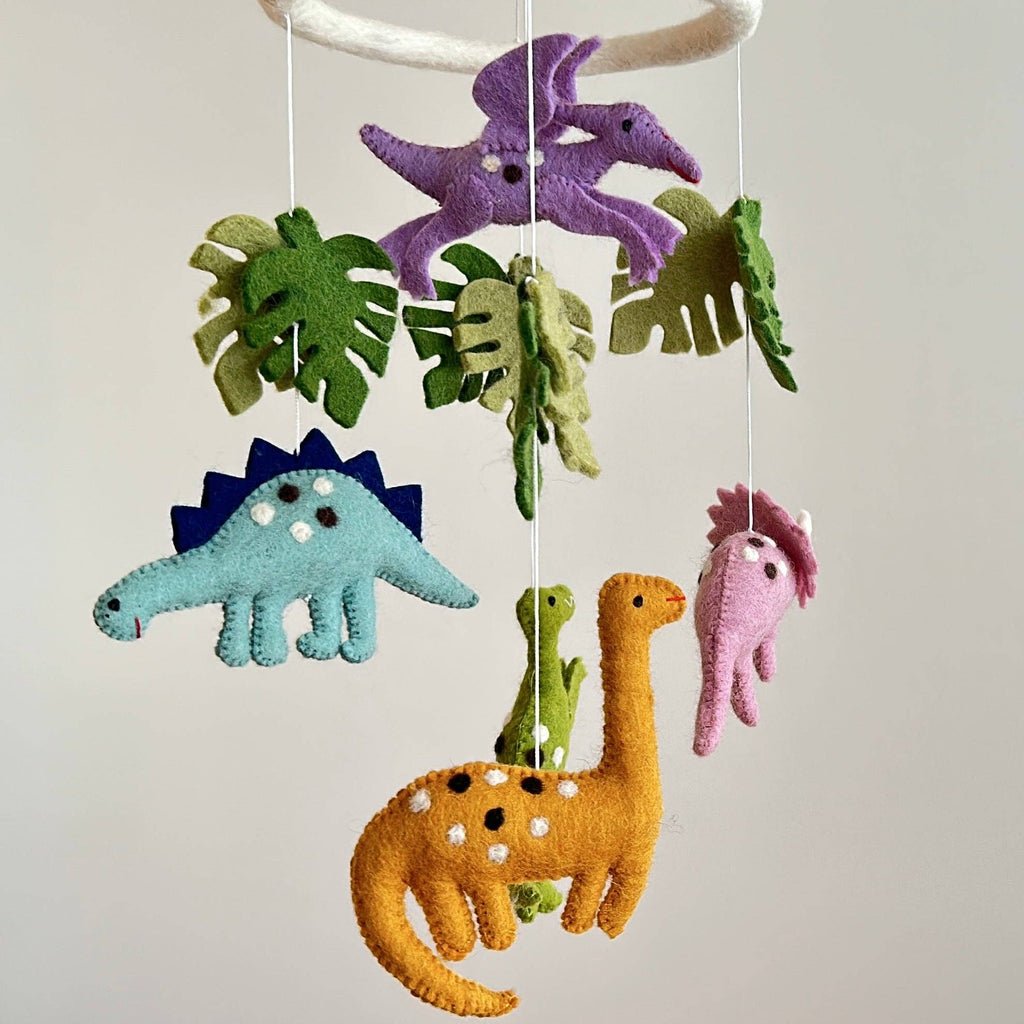 Felt Baby Mobile - Dinosaur