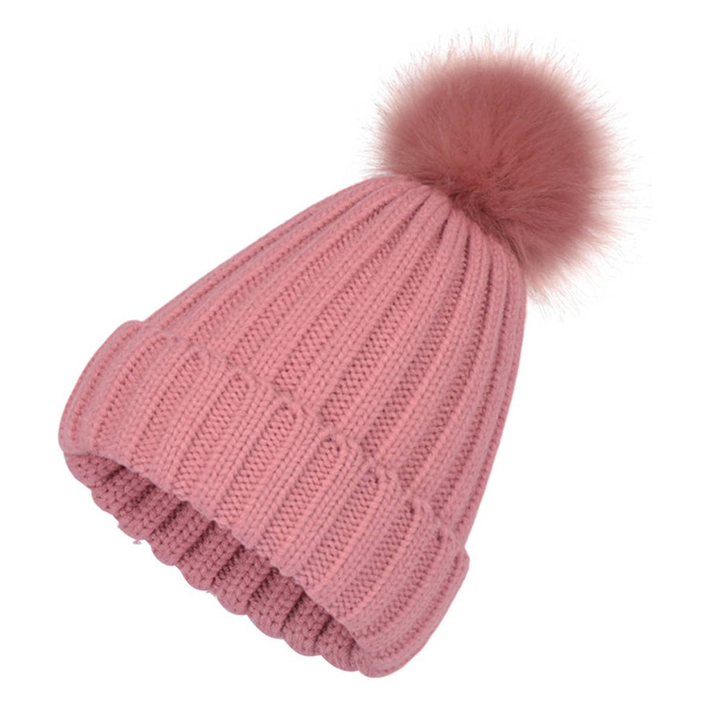 Pom Knit Beanie