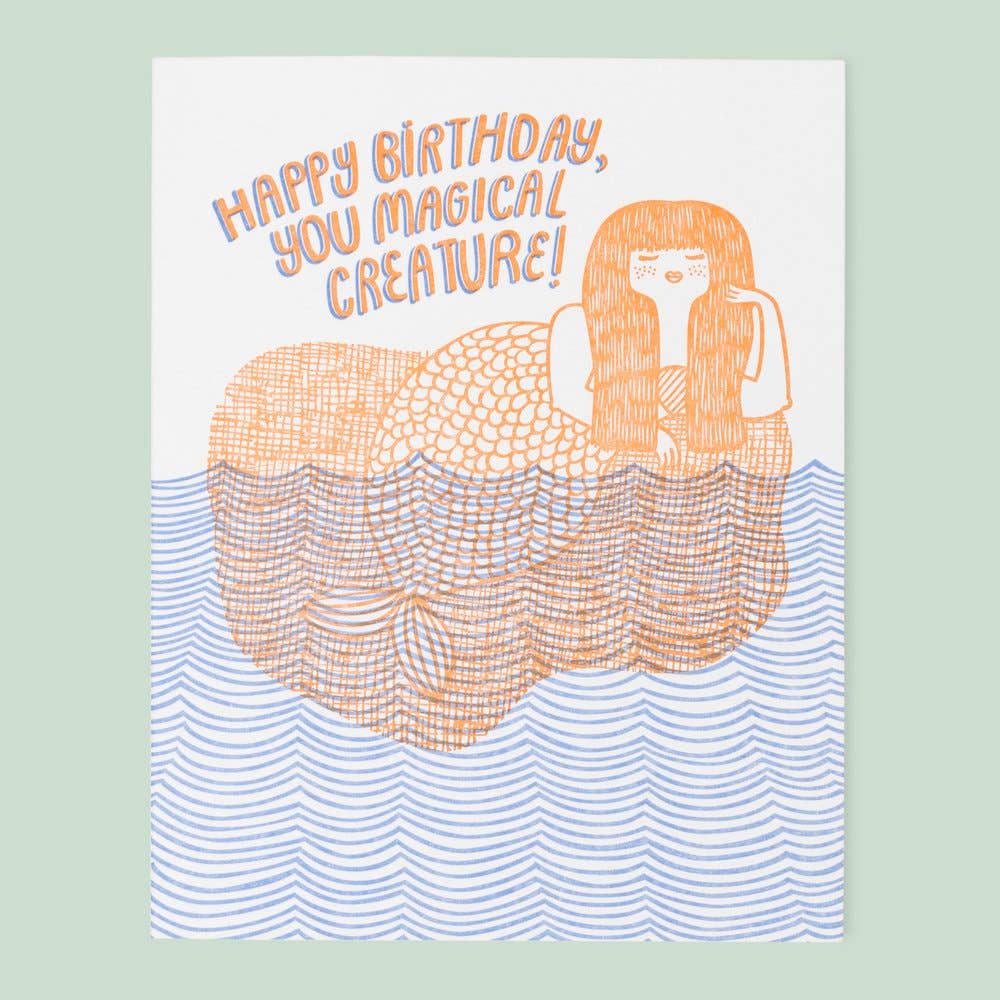 Mermaid Birthday Card