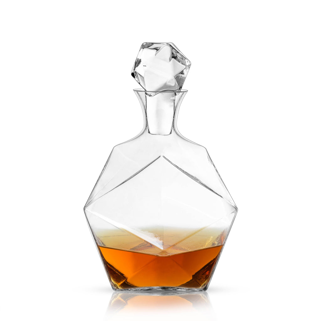 Seneca™ Faceted Crystal Liquor Decanter