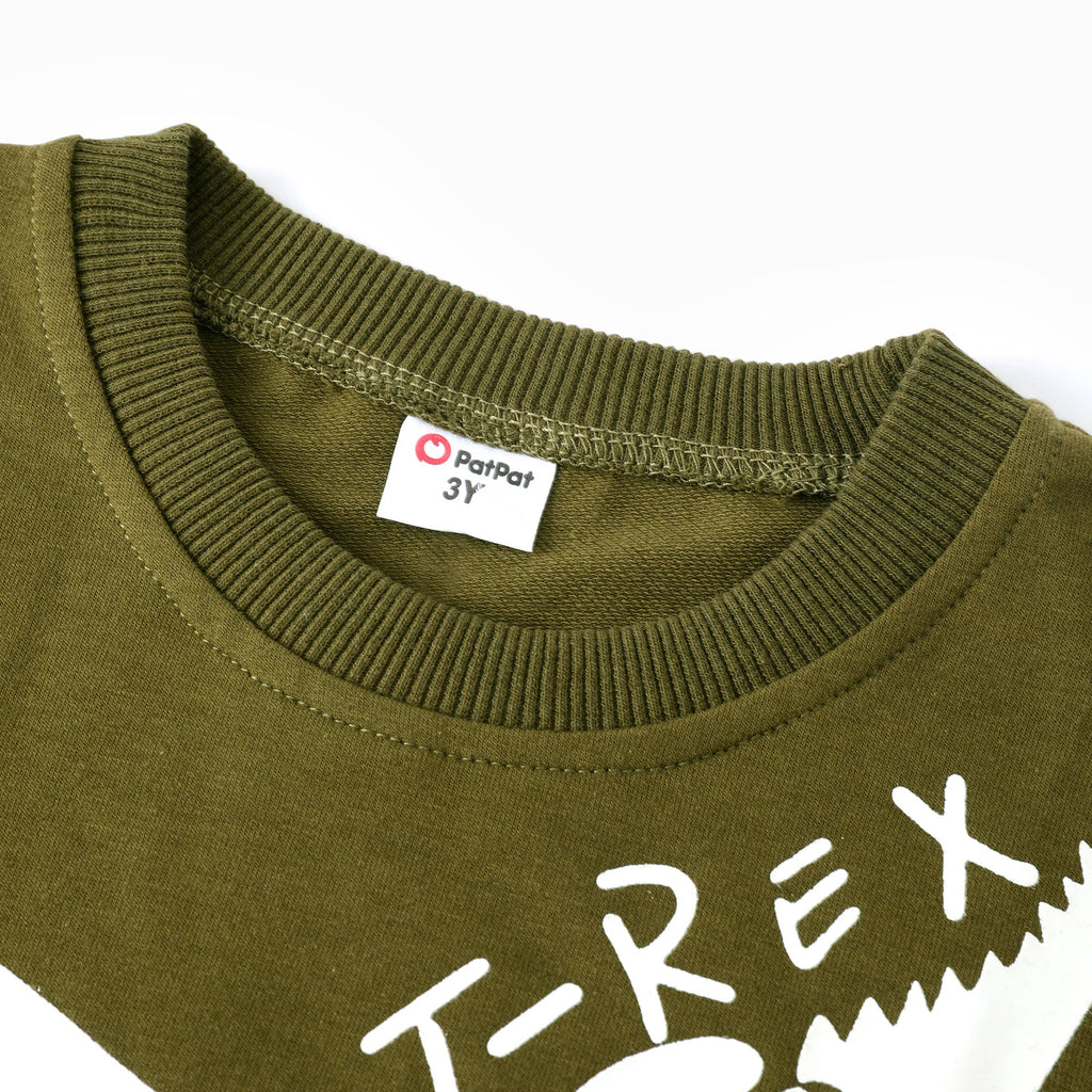 Toddler/Kid Boy Dinosaur Pattern Sweatshirt