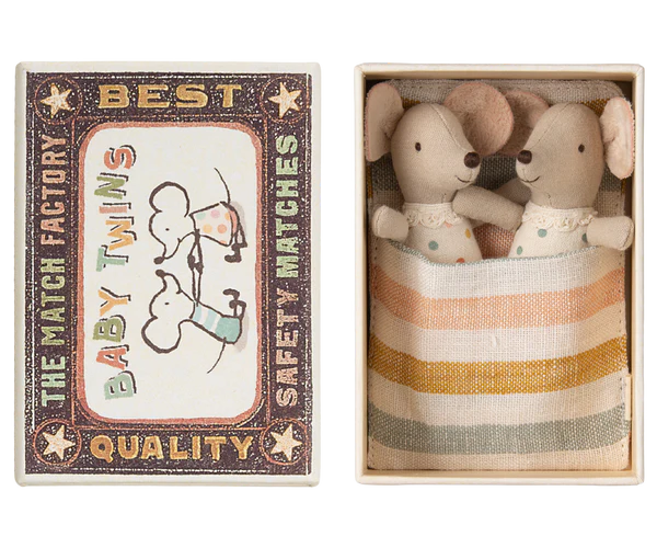 Twins | Baby Mice in Matchbox