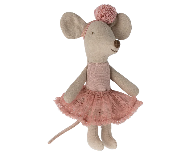 Little Sister Ballerina Mouse | Rose