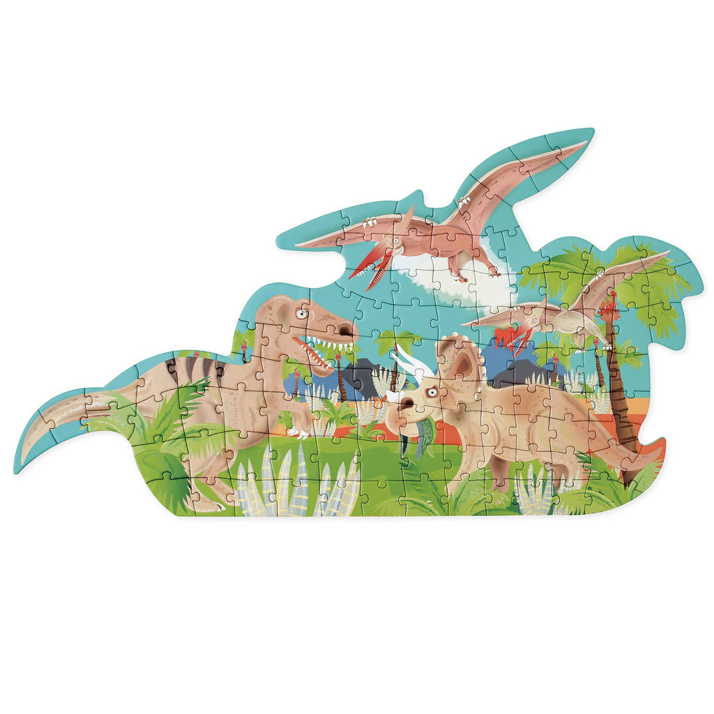 Scratch - Contour Contrast Puzzle DINO 100 pcs