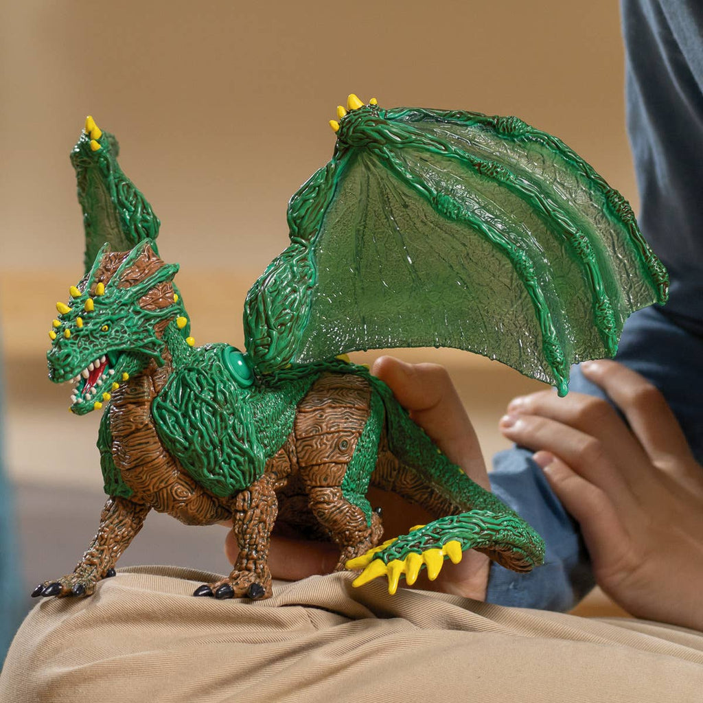 Jungle Dragon Mythical Creature Toy with Movable Wings