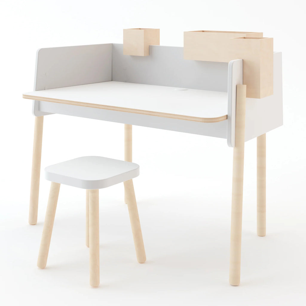 Square Stool in Birch