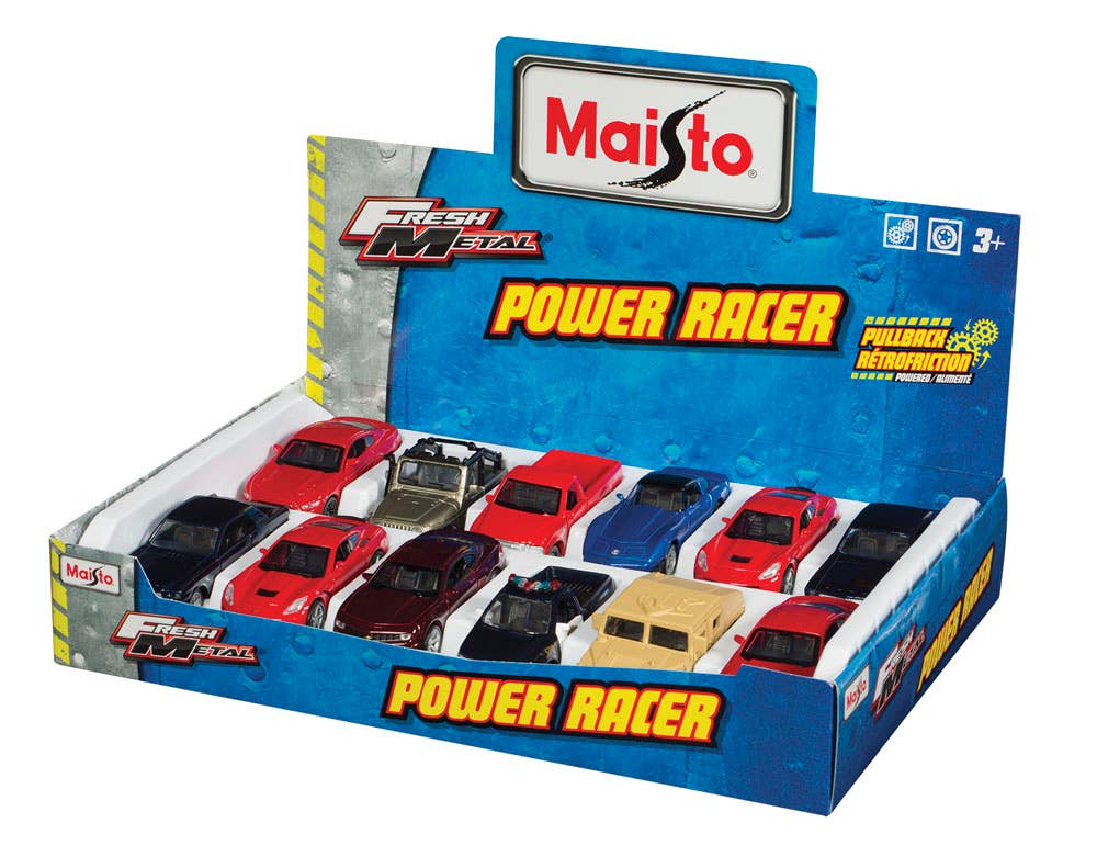 Fresh Metal Power Racers Toy Cars