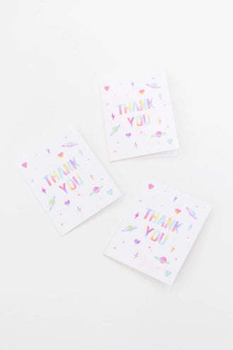 Rainbow Block Thank You Card