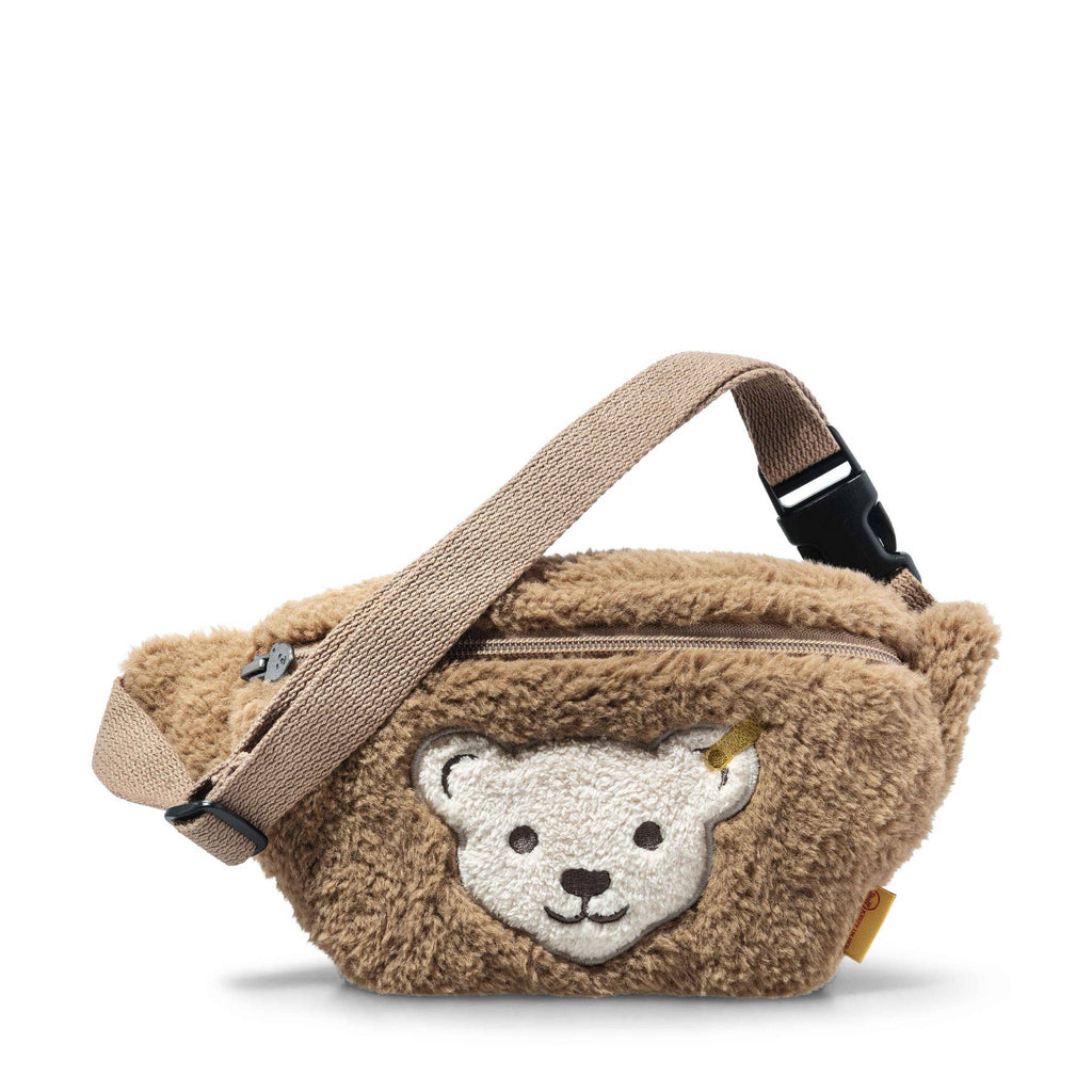 Teddy Plush Belt Bag with Squeaker, 8 Inches