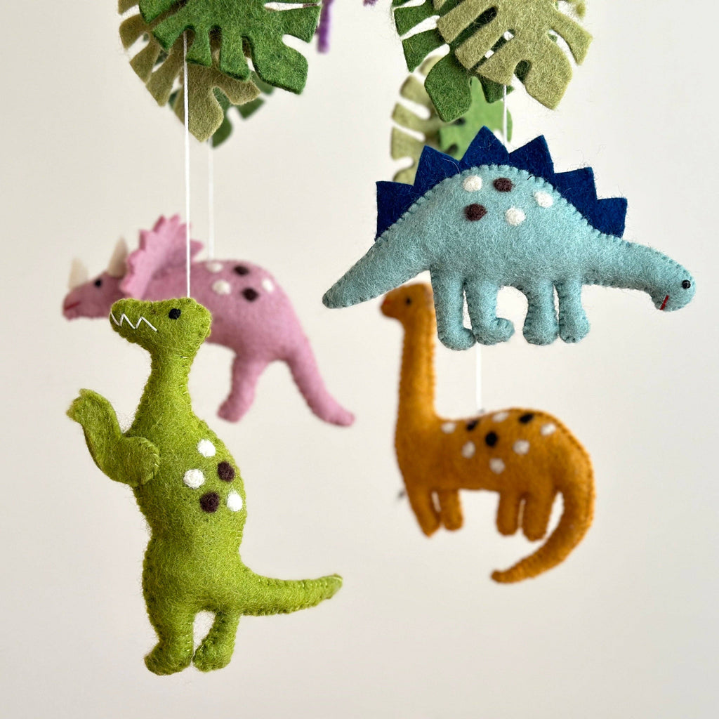 Felt Baby Mobile - Dinosaur