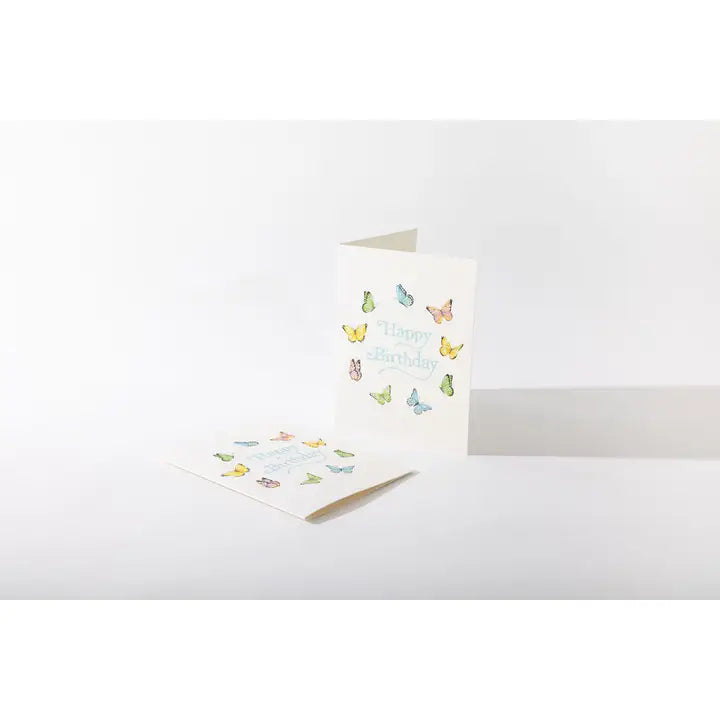 Butterflies Birthday Card