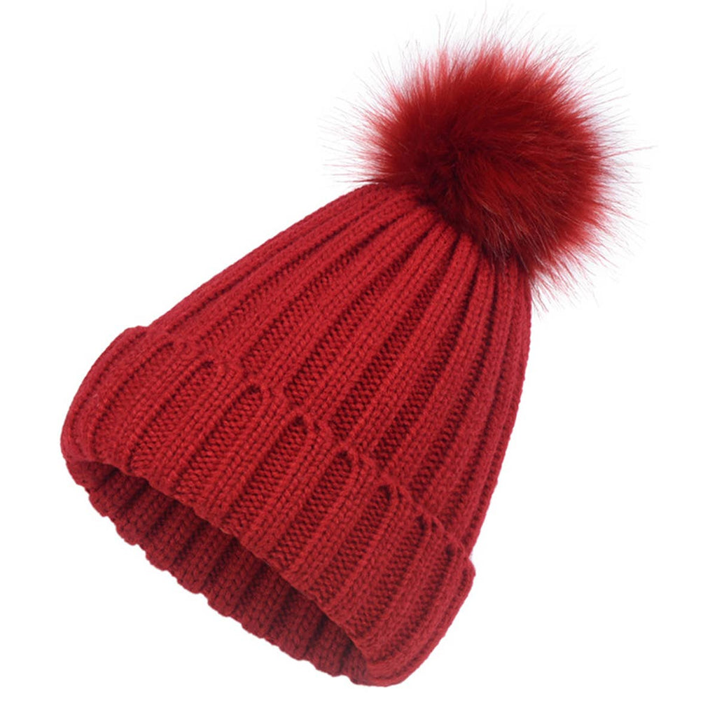 Pom Knit Beanie