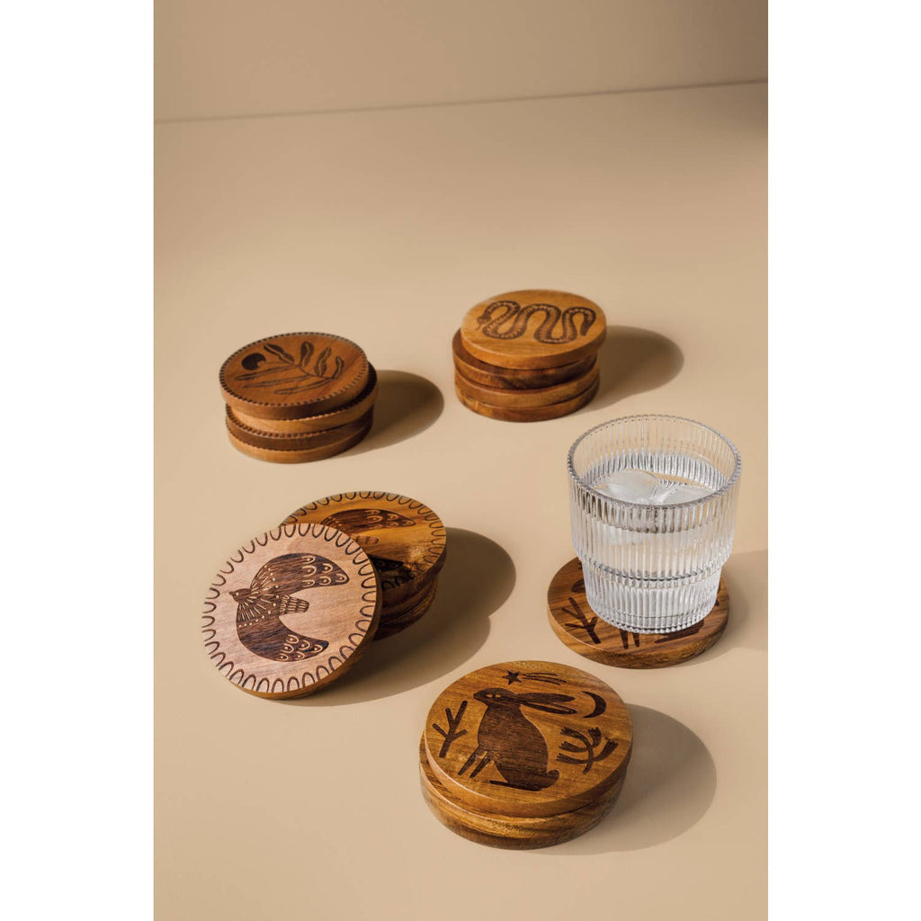 Olympus Engraved Coasters Set of 4