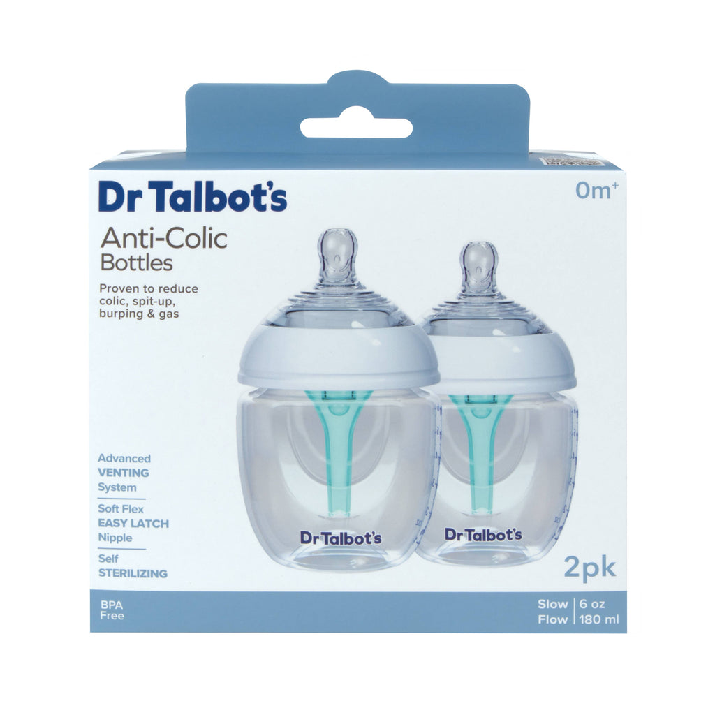 Dr. Talbot's 2 Pack Anti-Colic Bottles