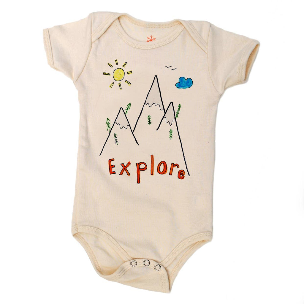 Explore Organic Baby Onesie