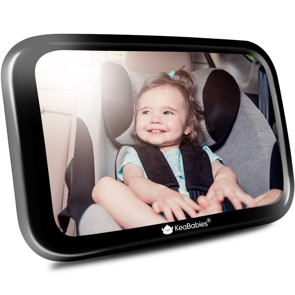 KeaBabies Baby Car Seat Mirror _ Large