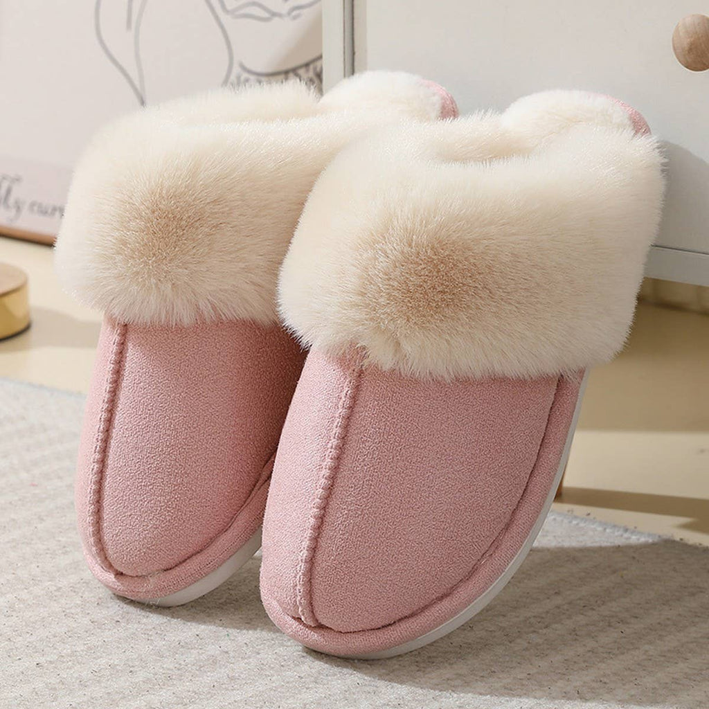 Warm-Lined Memory Foam Slippers