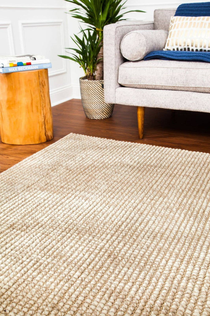 Zatar Wool & Jute Rug: 8" x 10"