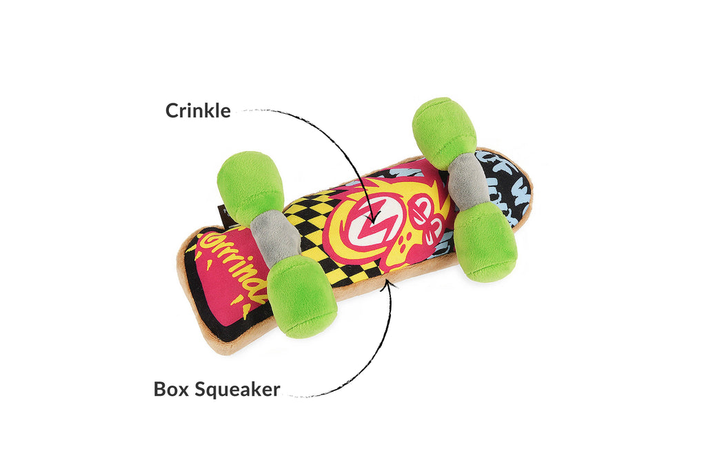 90s Classic - Skateboard Dog Toy