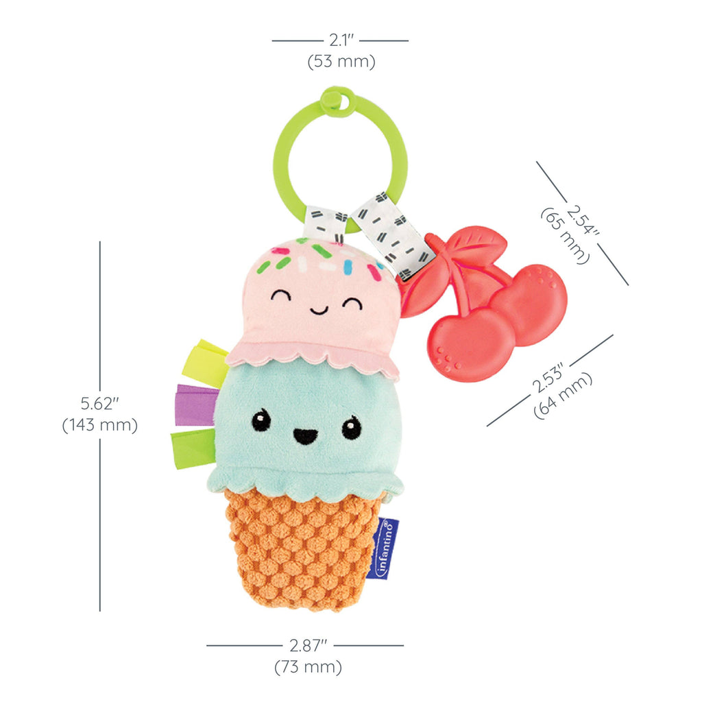 Plushy Pal & Teether Ice Cream