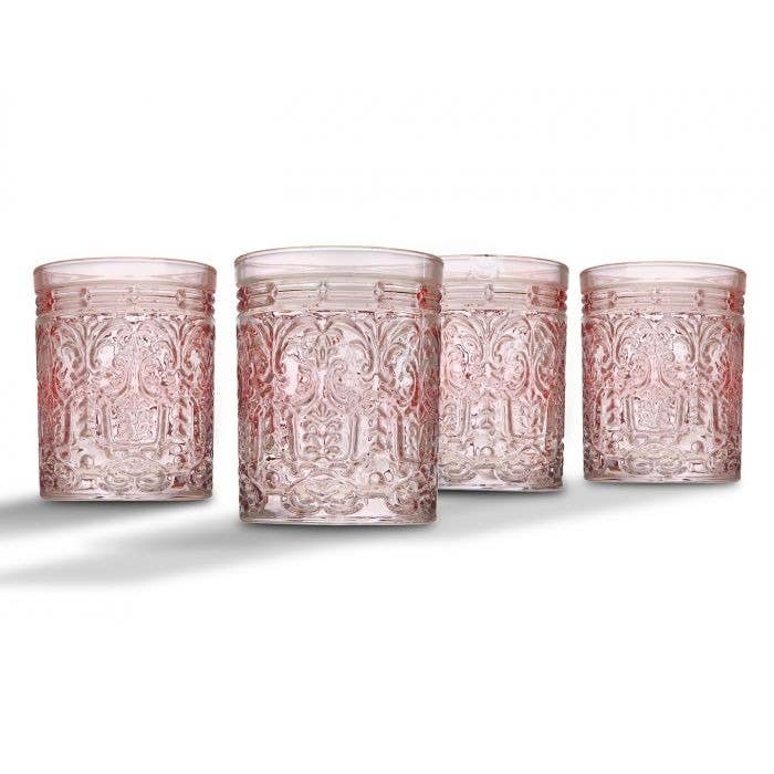 Godinger | Jax Pink Double Old Fashion | Set of 4