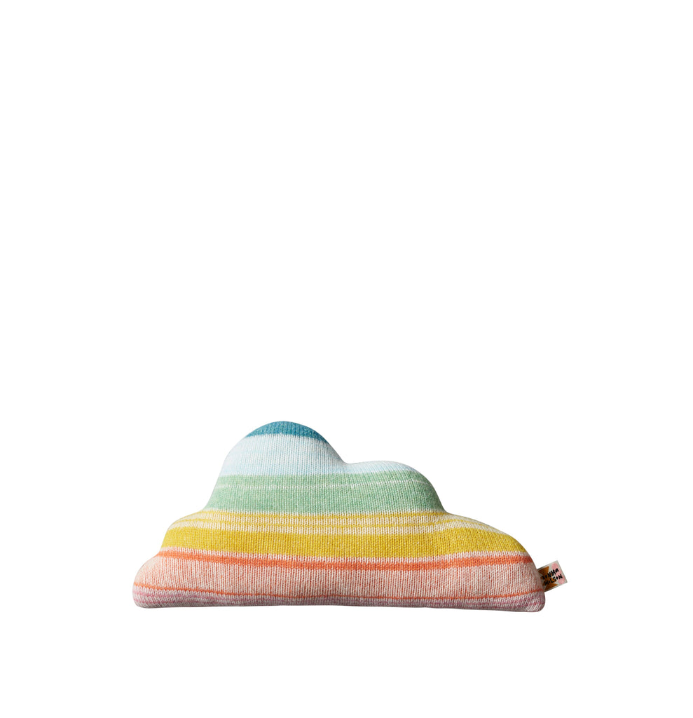 Rainbow Cloud Cushion - Small (Supporting LGBTQ+ charities)