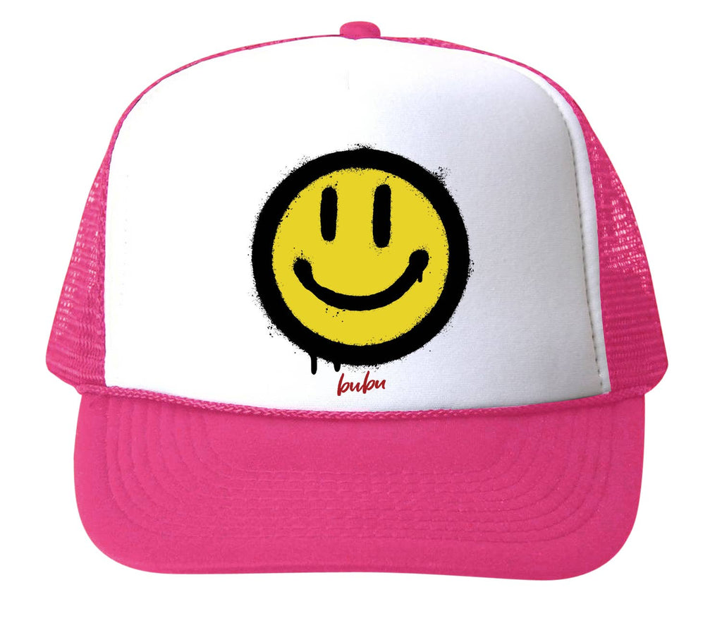 All Smiles Smiley Face Trucker Hat