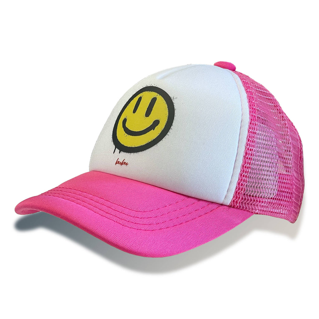 All Smiles Smiley Face Trucker Hat