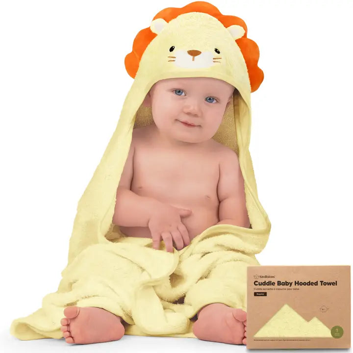 KeaBabies Cuddle Baby Hooded Towel