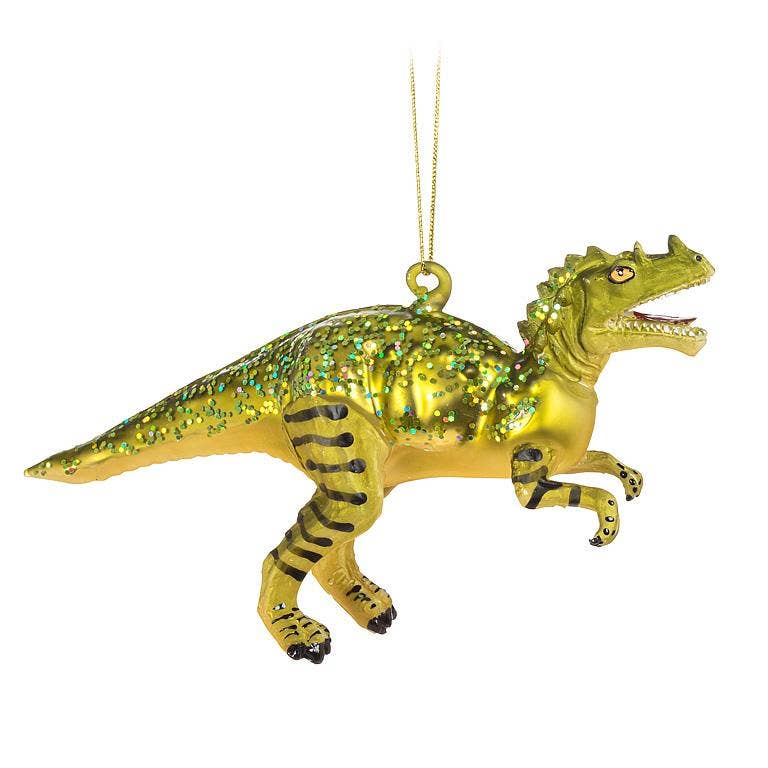 Green T-Rex Holiday Ornament