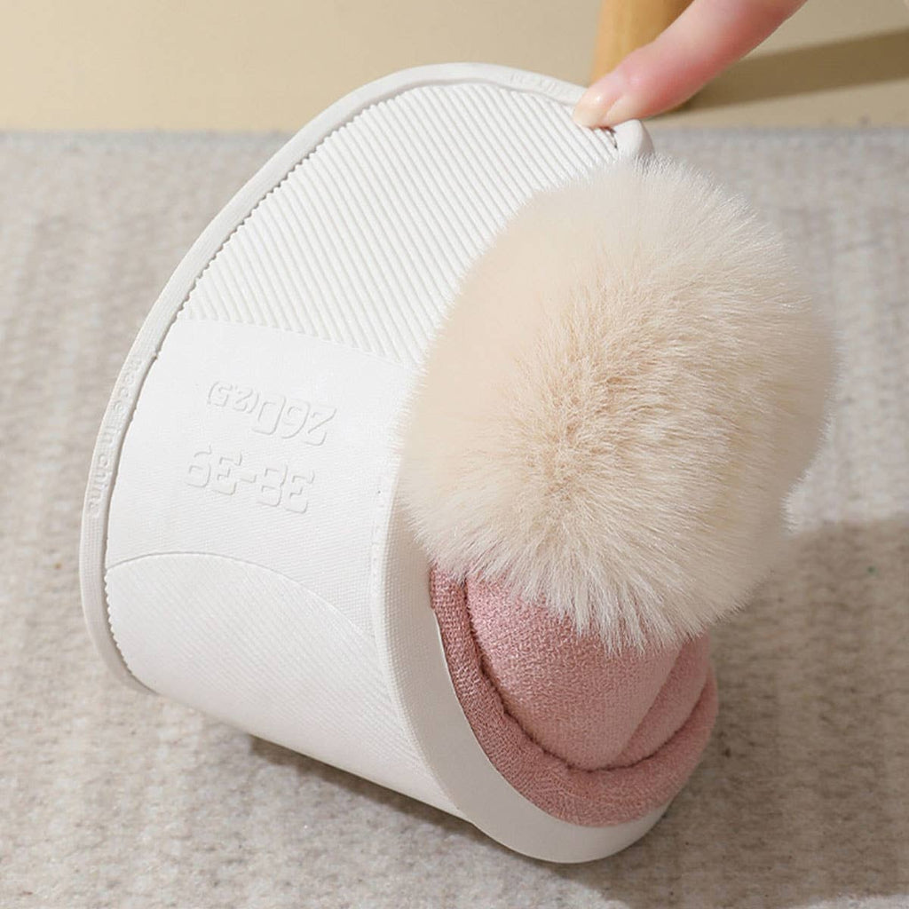 Warm-Lined Memory Foam Slippers