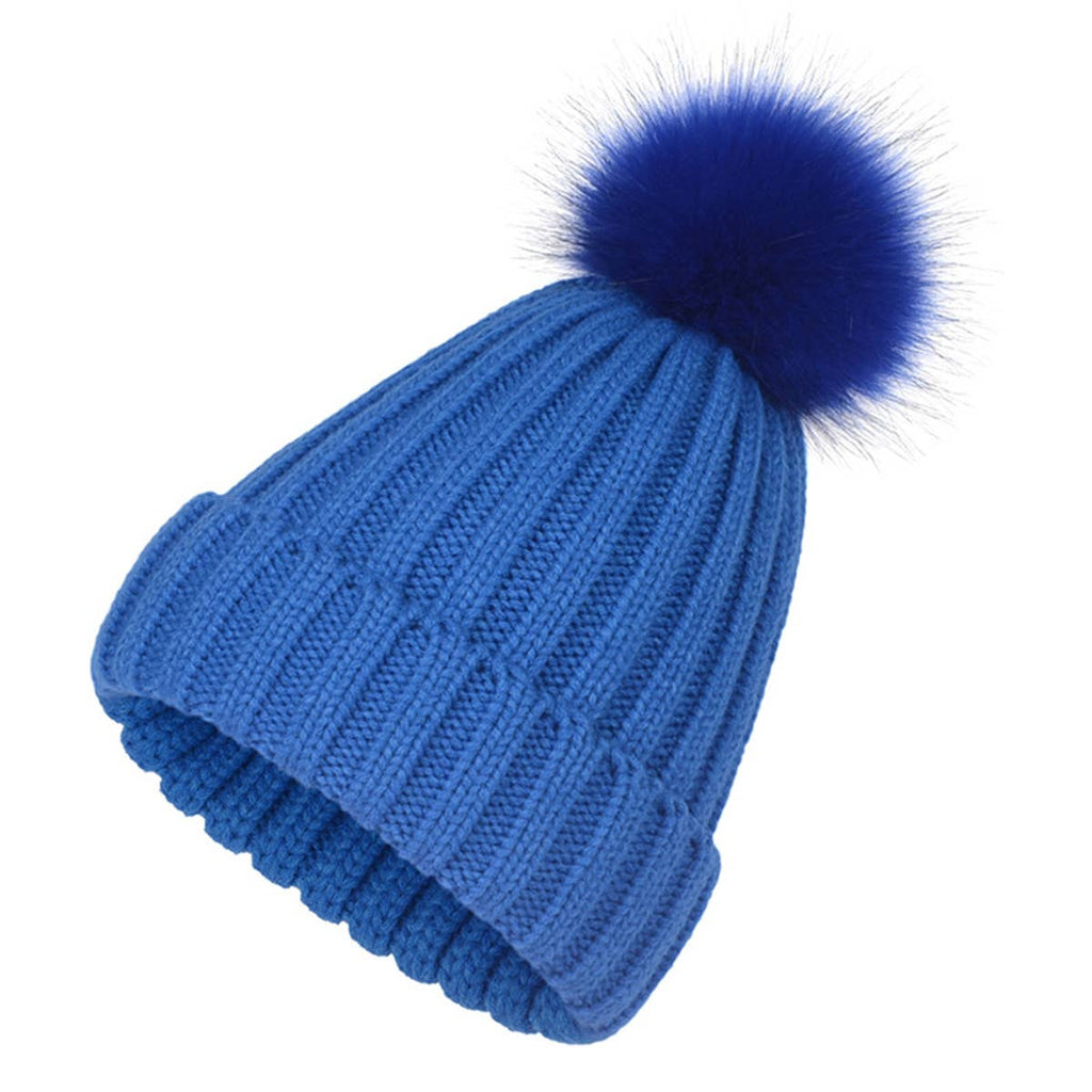 Pom Knit Beanie