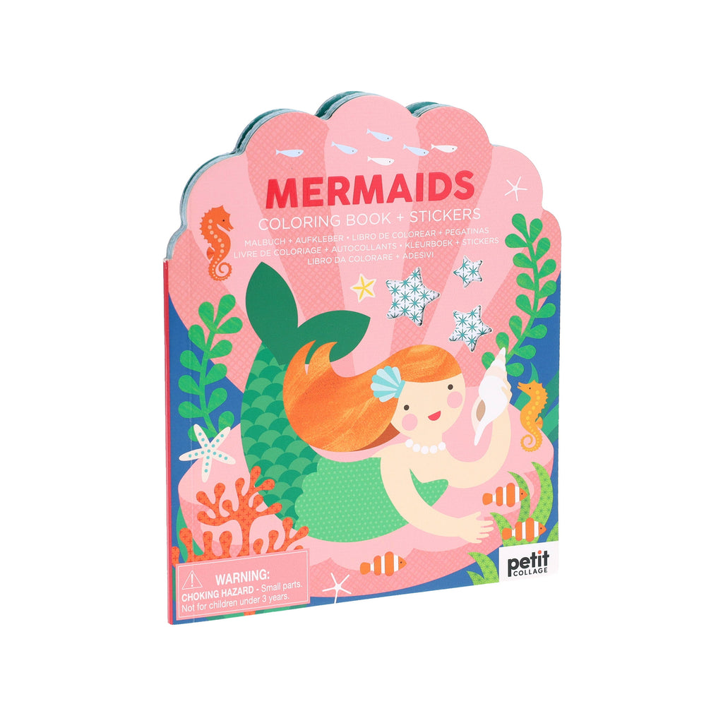 Coloring Book With Stickers | Mermaids