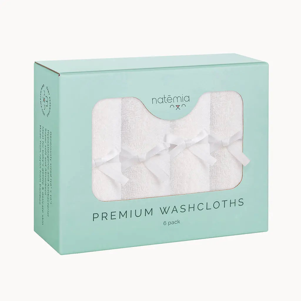 Premium Bamboo Washcloth 6pk