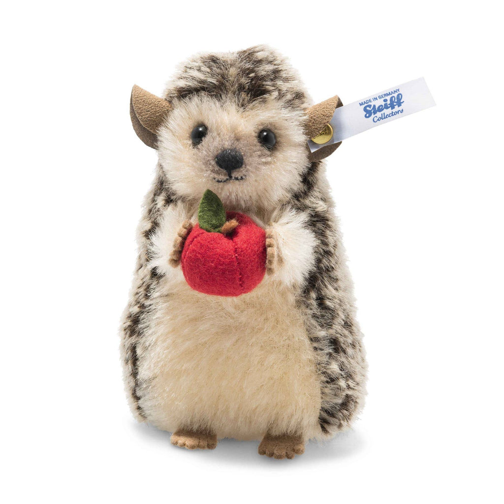 Ivo Hedgehog with Felt Apple, 4 Inches