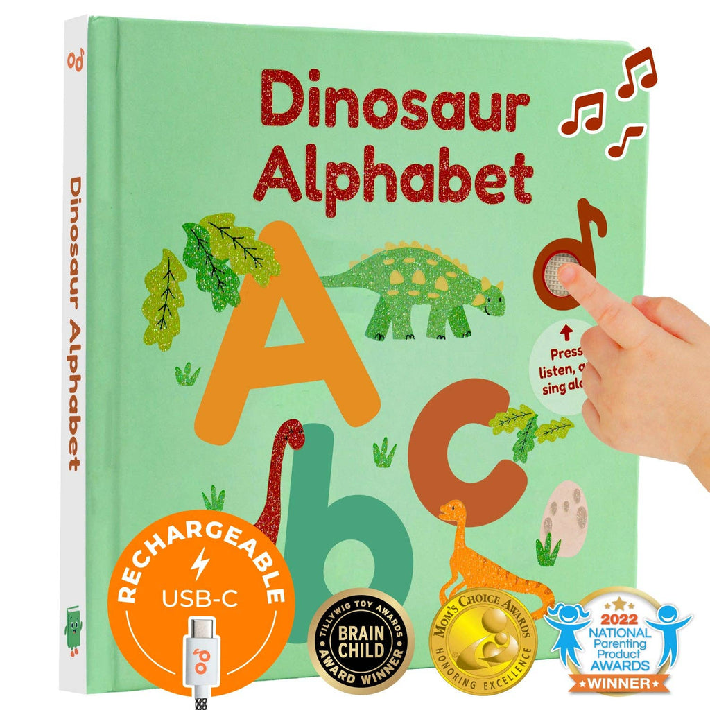 Cali's Books Dinosaur Alphabet | USB-C Rechargeable