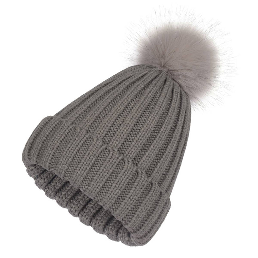 Pom Knit Beanie