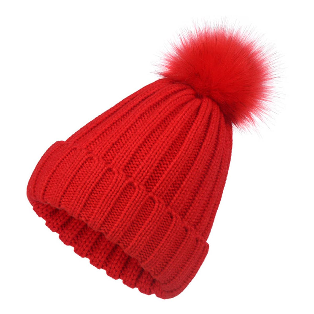 Pom Knit Beanie