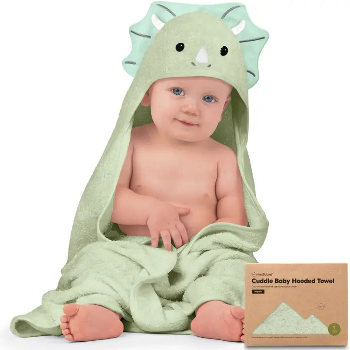 KeaBabies Cuddle Baby Hooded Towel