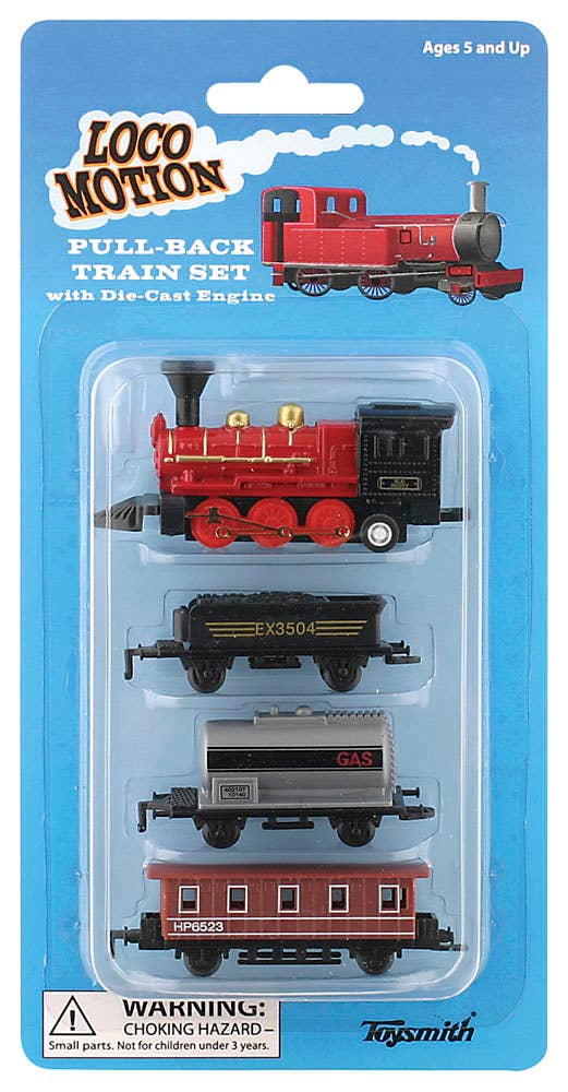 Mini Pull-Back Train Set