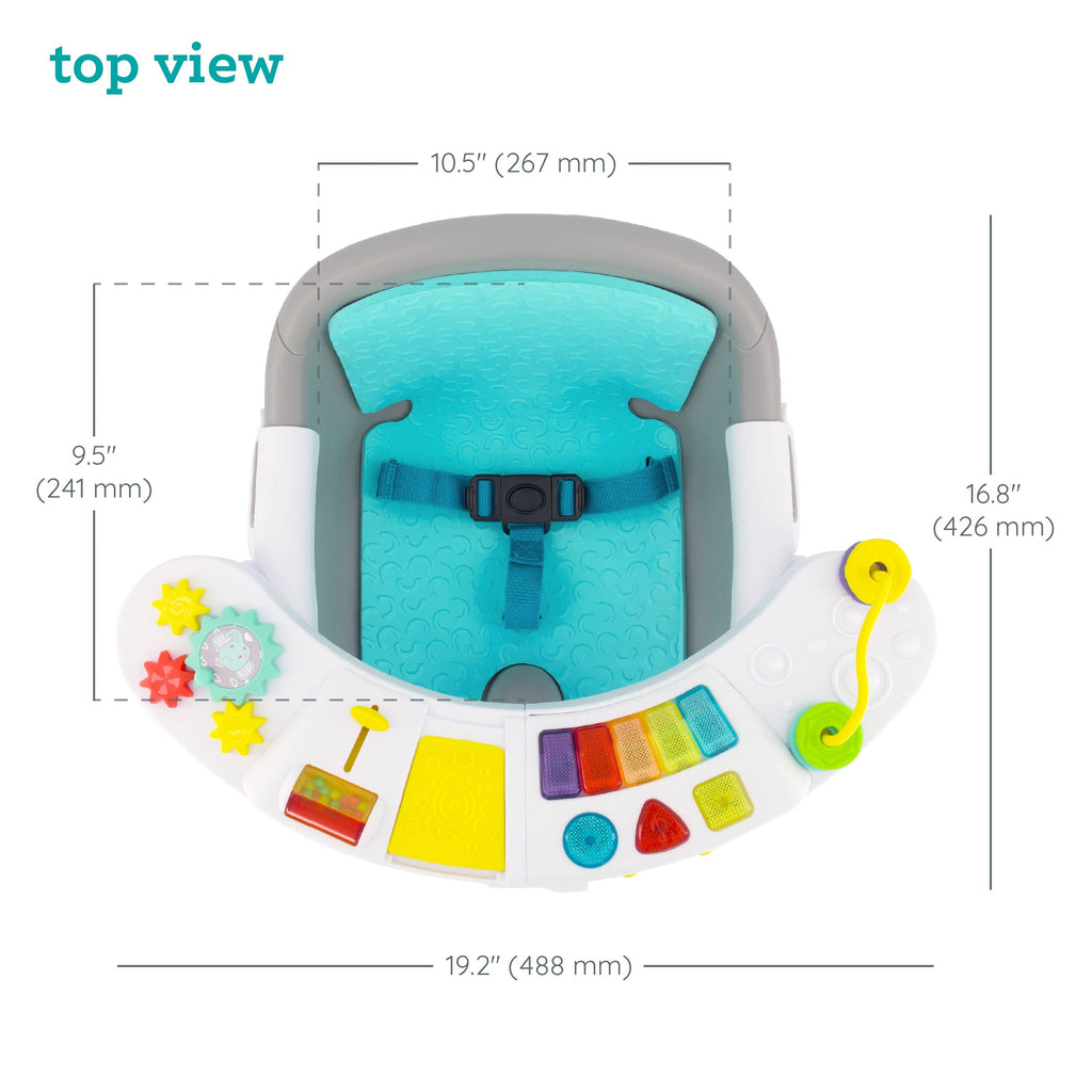 Music & Lights 3-in-1 Discovery Seat & Booster - Teal