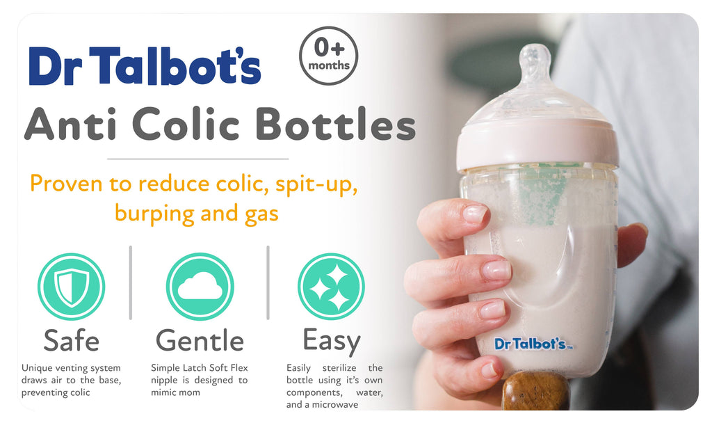 Dr. Talbot's 2 Pack Anti-Colic Bottles