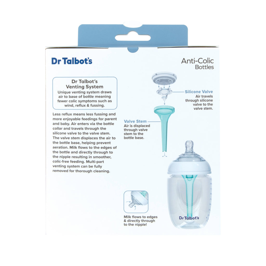 Dr. Talbot's 2 Pack Anti-Colic Bottles