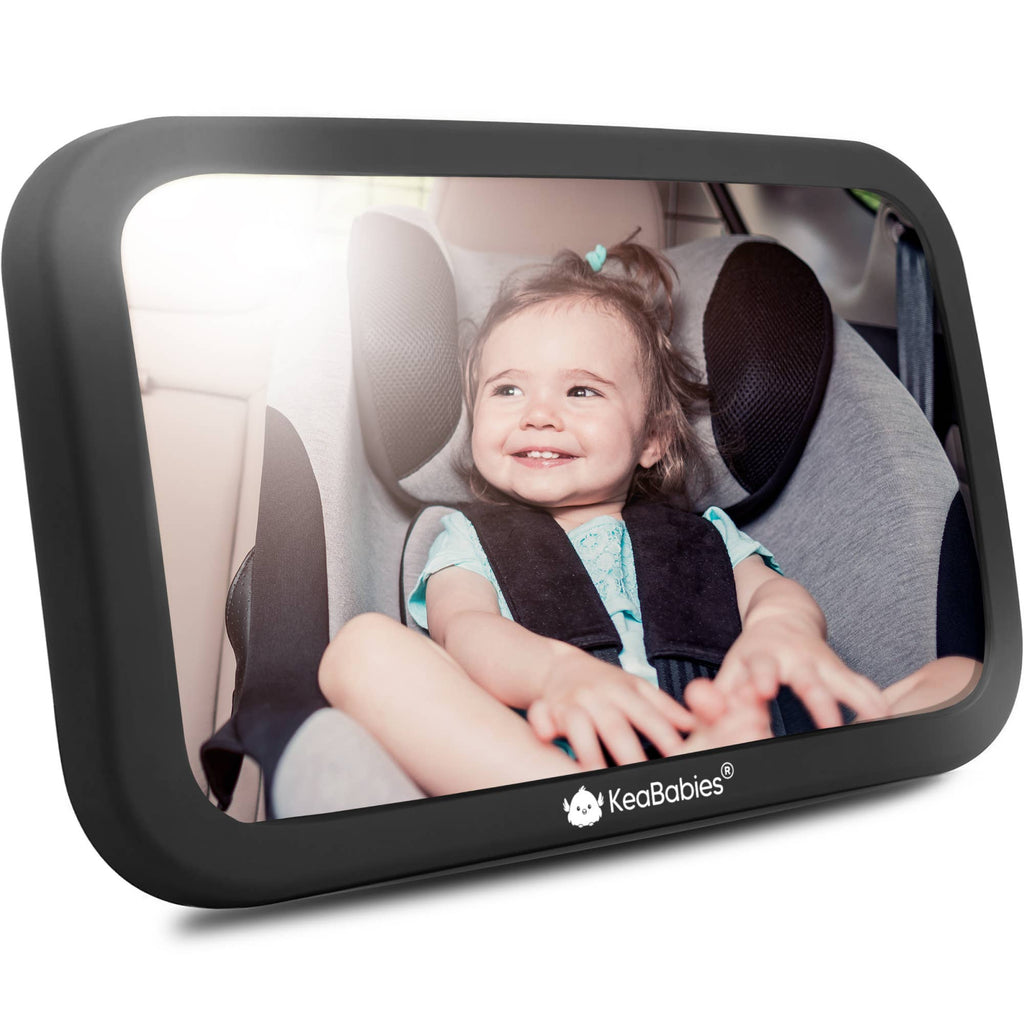 KeaBabies Baby Car Seat Mirror _ Large